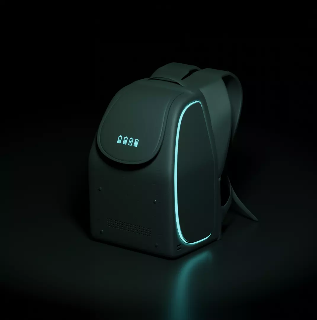 Smart Backpack 3D model