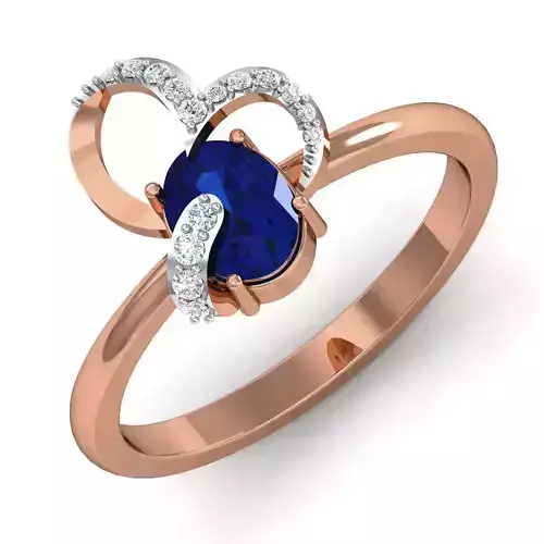 Women Ring Earrings Pendant set 3dm stl 3mf glb render details