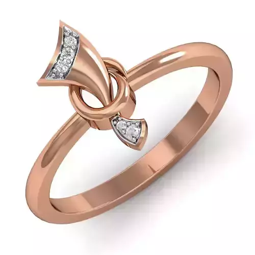 Women Ring Earrings Pendant set 3dm stl 3mf glb render details