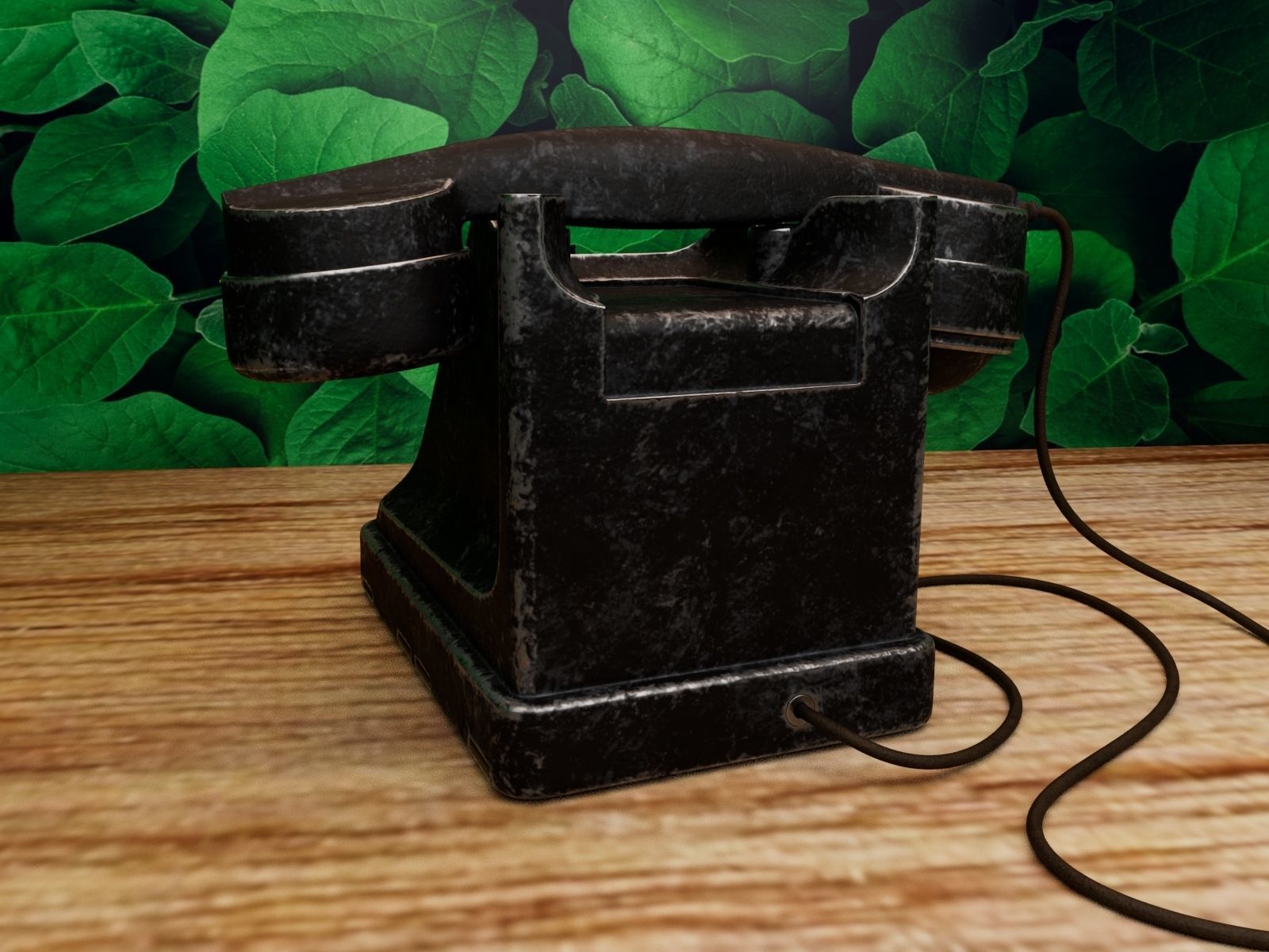 Soviet phone BAGTA-50 Free 3D model_4