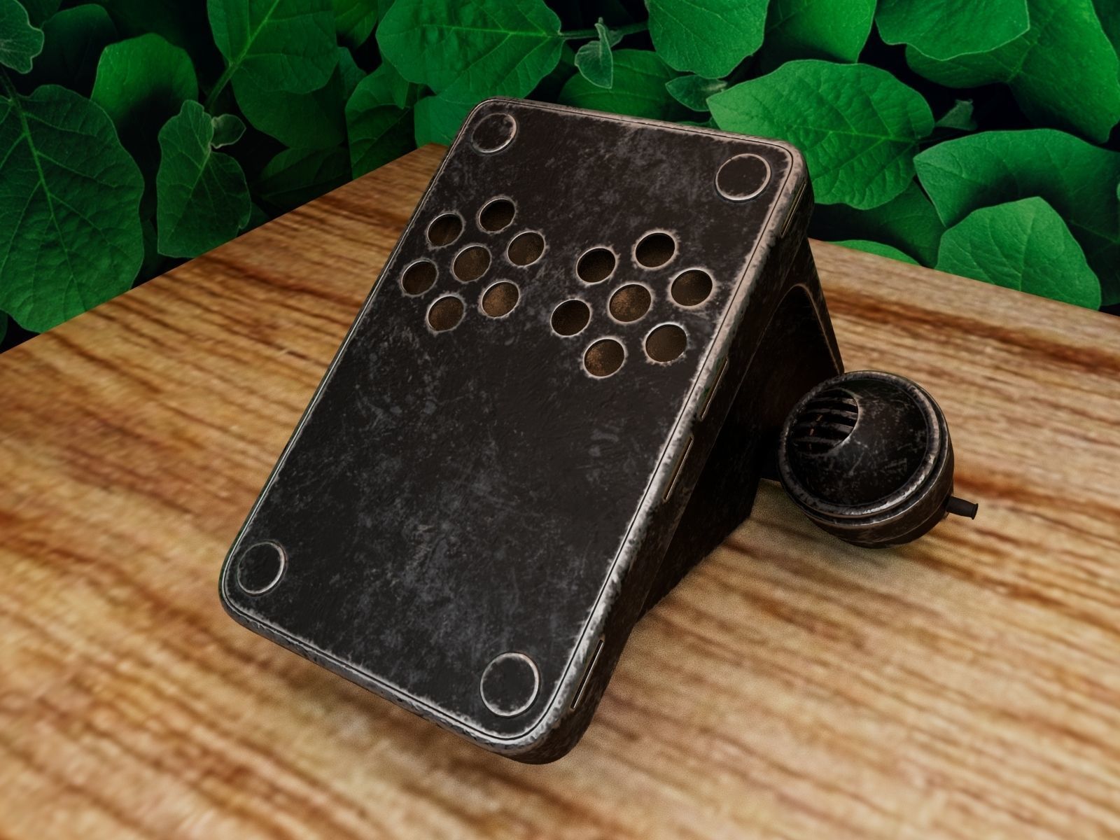 Soviet phone BAGTA-50 Free 3D model_6