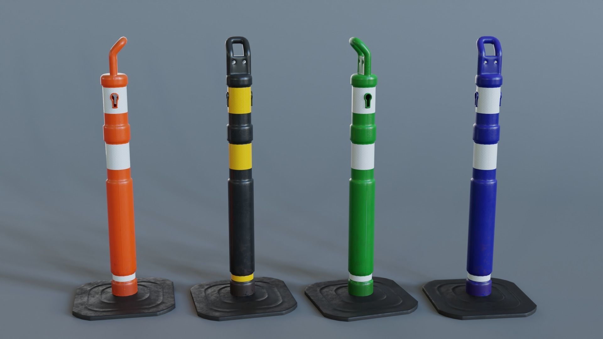 Traffic signage 3D Model Collection_12