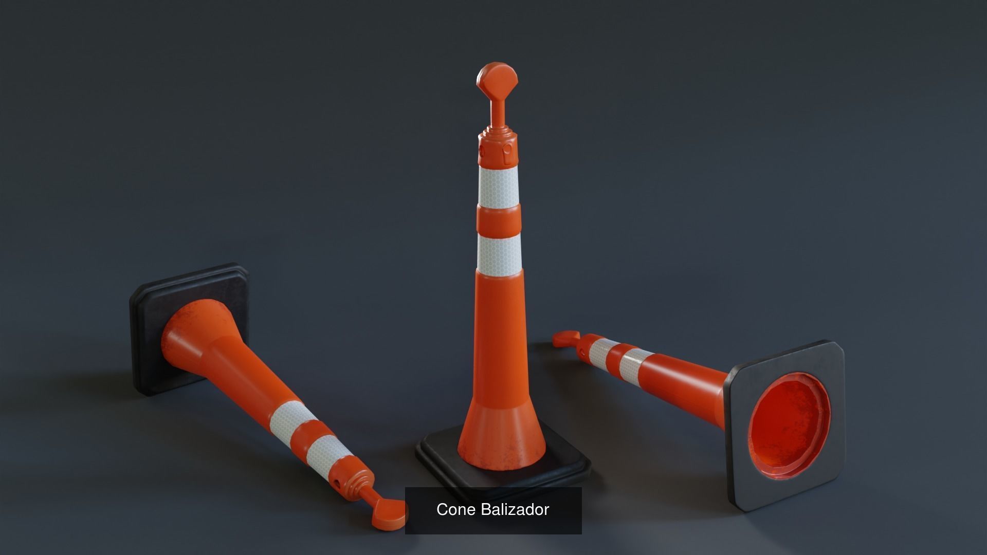 Traffic signage 3D Model Collection_4