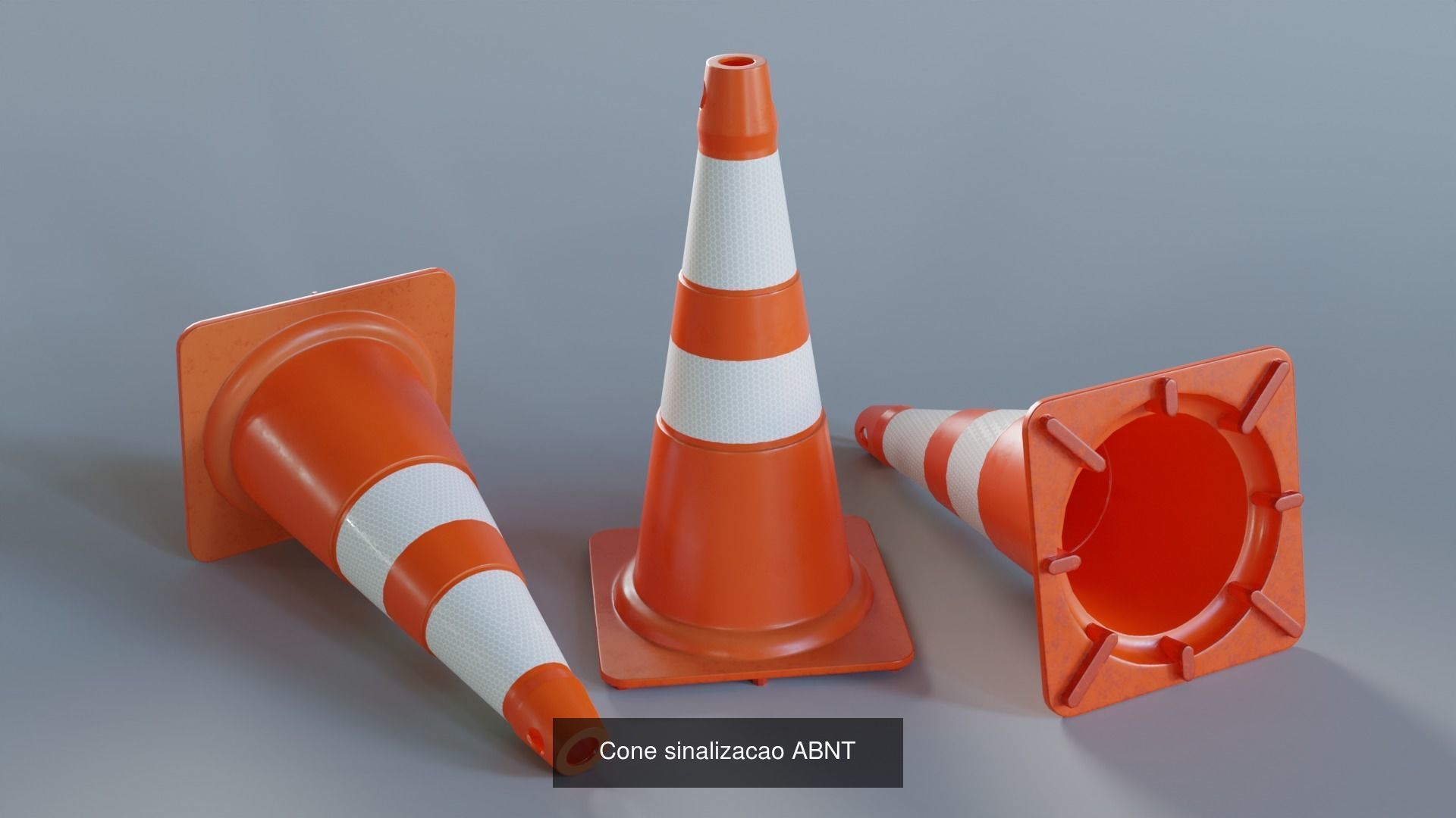 Traffic signage 3D Model Collection_3