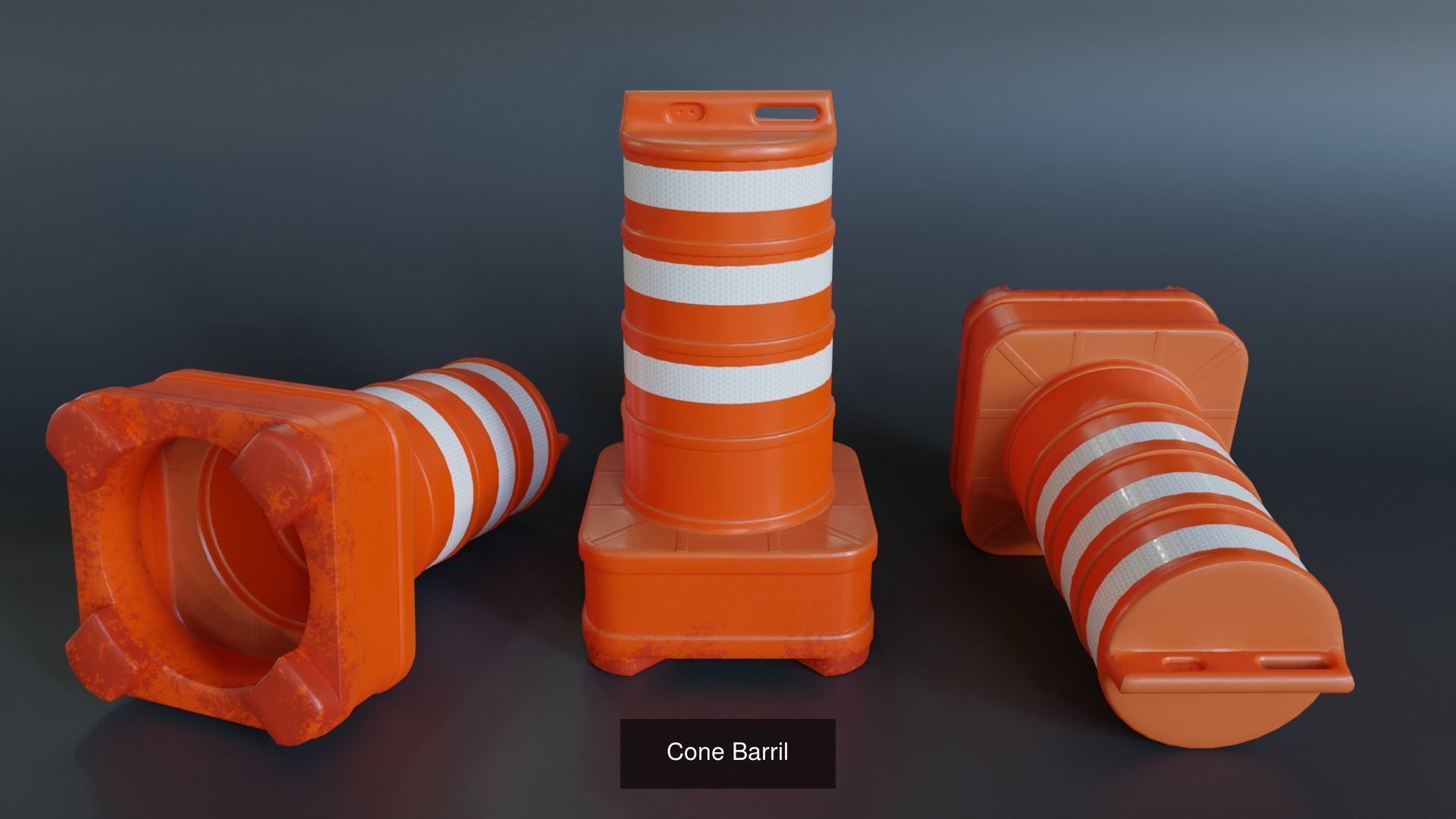 Traffic signage 3D Model Collection_1