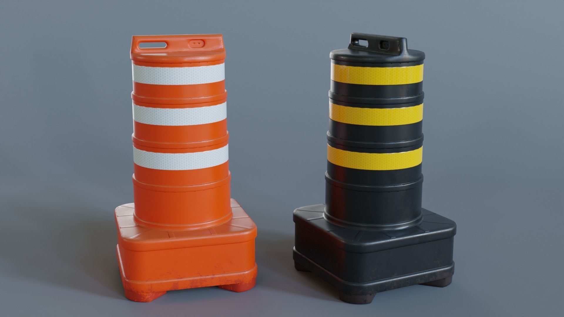 Traffic signage 3D Model Collection_9