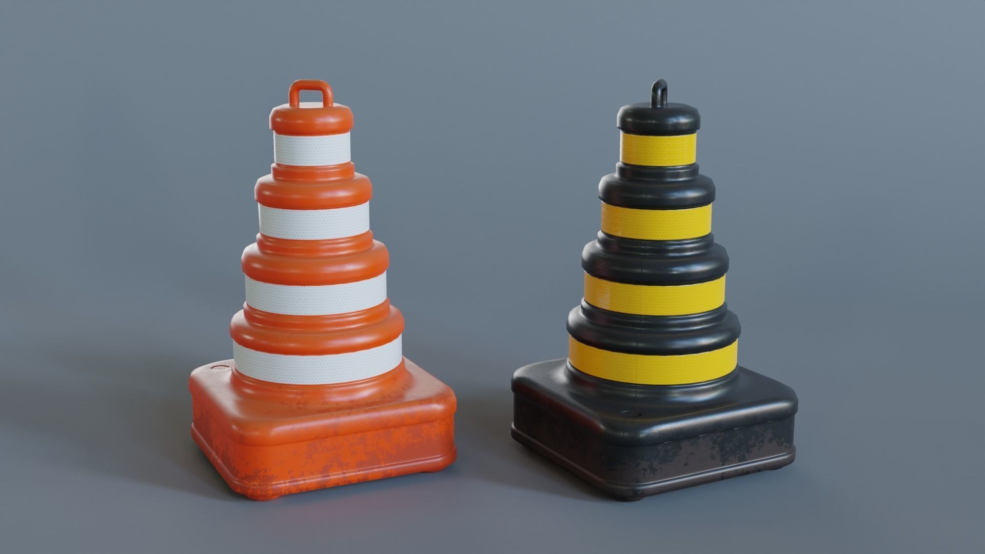 Traffic signage 3D Model Collection_10