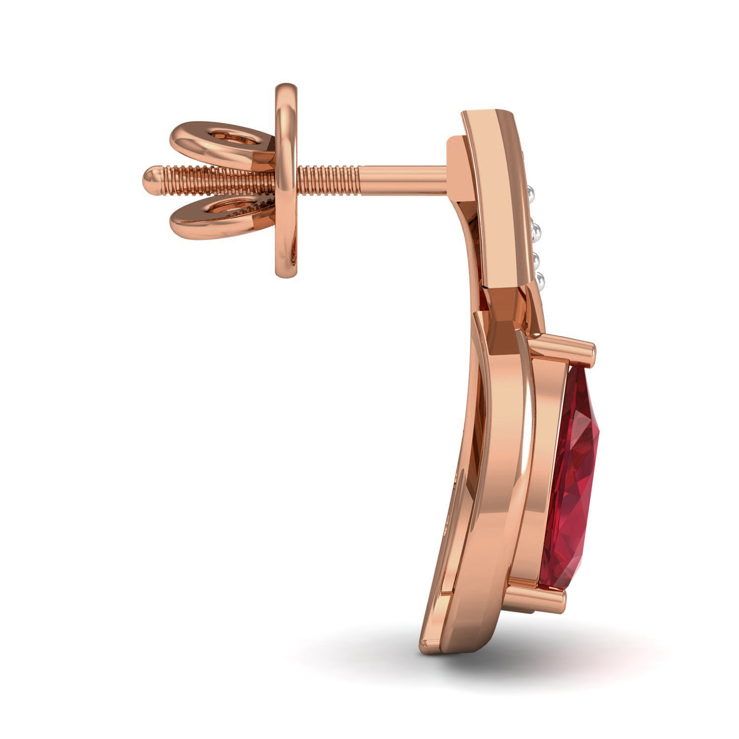 Women Ruby Ring Earrings Pendant set 3dm stl 3mf glb render 3D print model_18