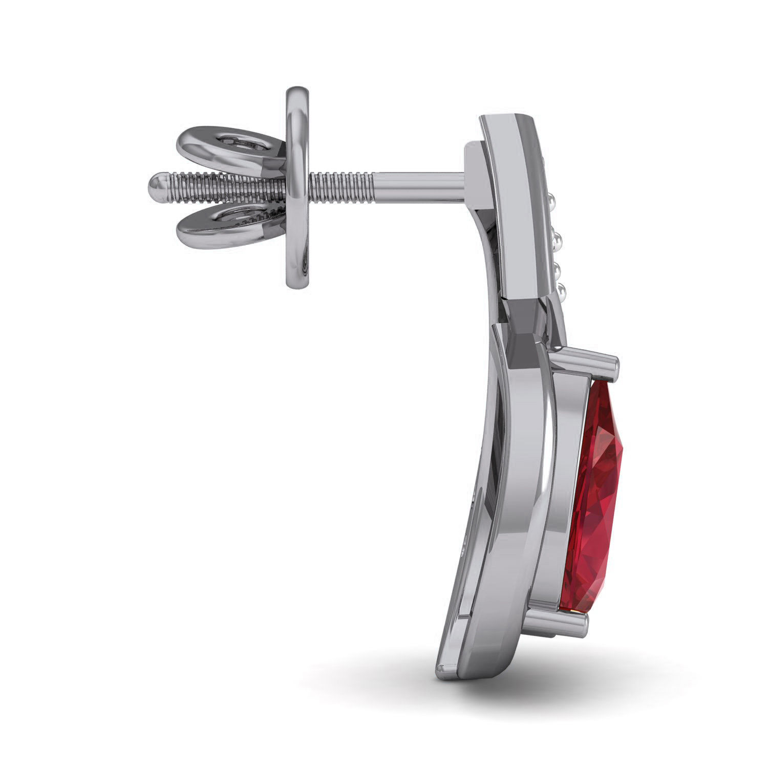 Women Ruby Ring Earrings Pendant set 3dm stl 3mf glb render 3D print model_19