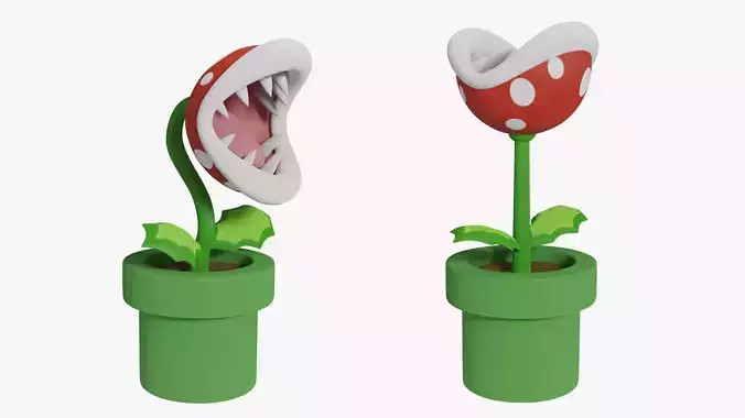 Piranha Plant - Mario 3D model
