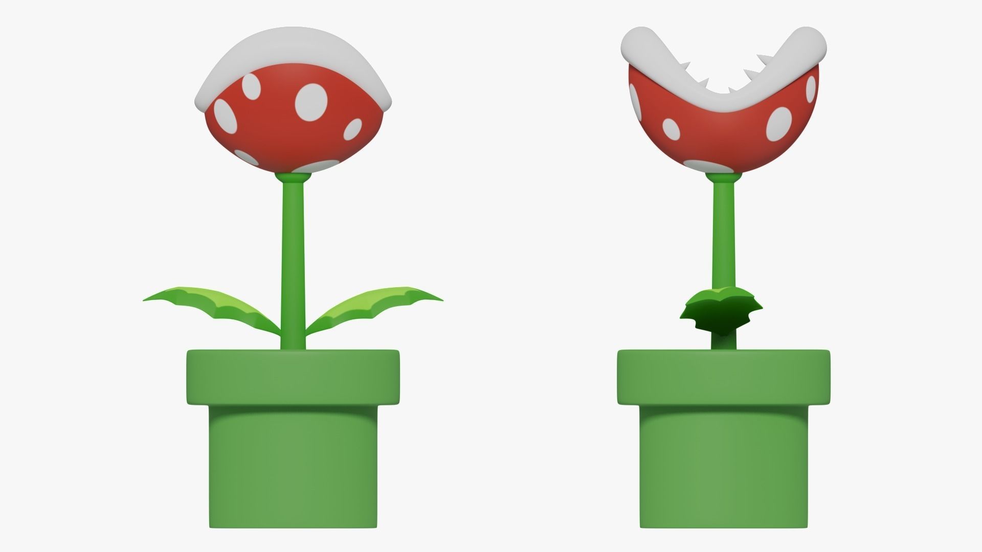 Piranha Plant - Mario 3D model_5