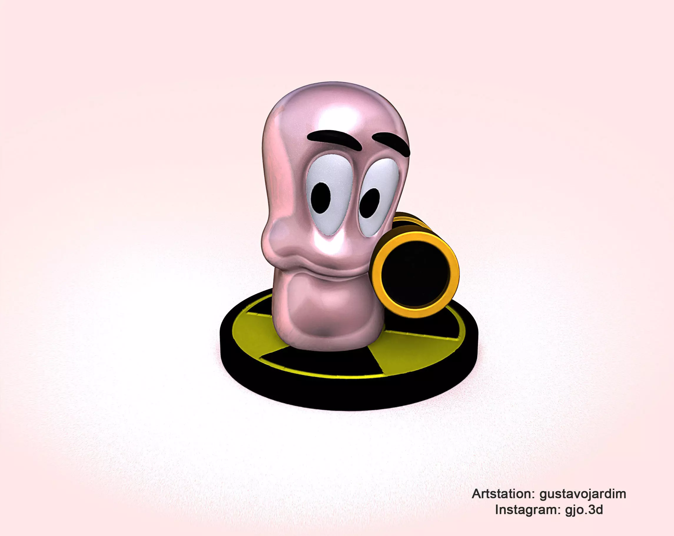 Worms armageddon STL 3D print model_0