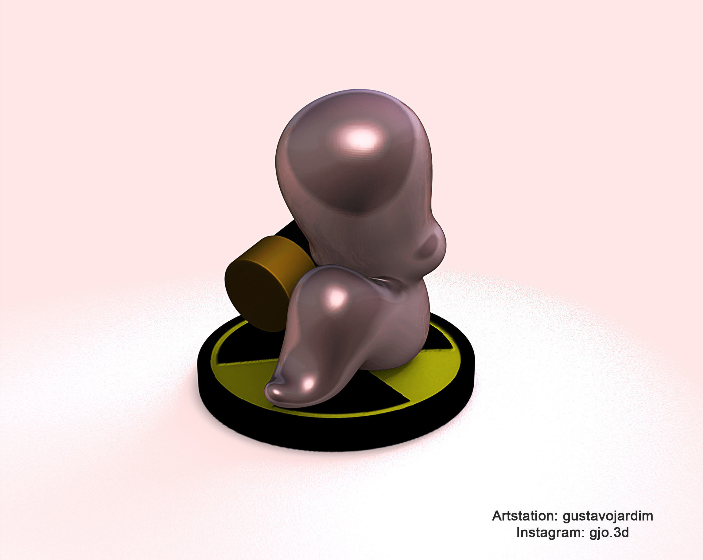 Worms armageddon STL 3D print model_4