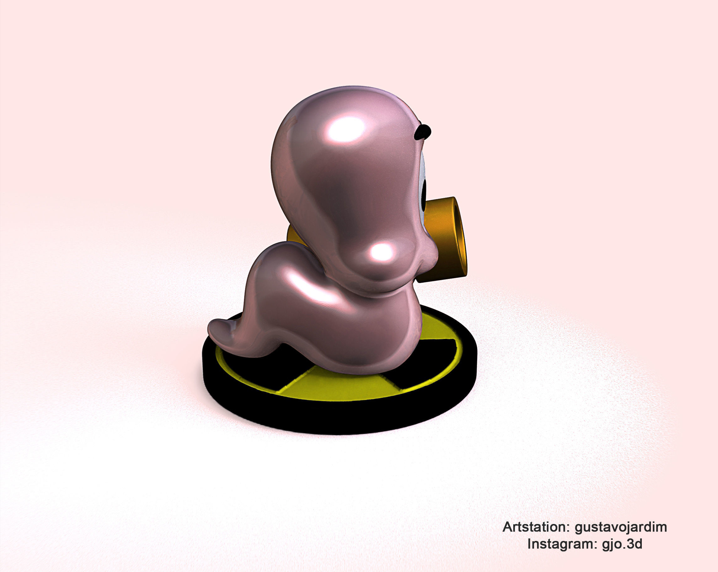 Worms armageddon STL 3D print model_3