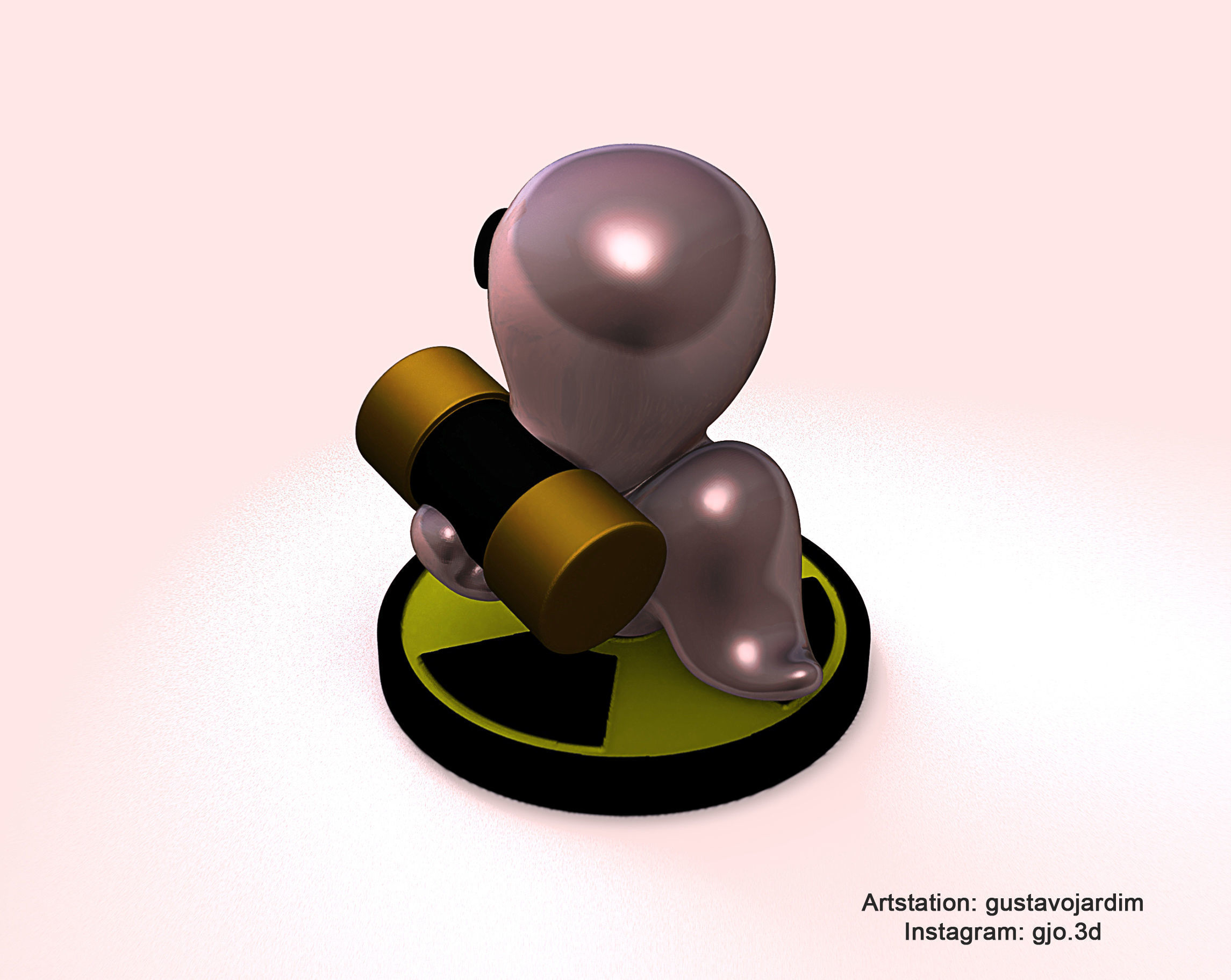 Worms armageddon STL 3D print model_5