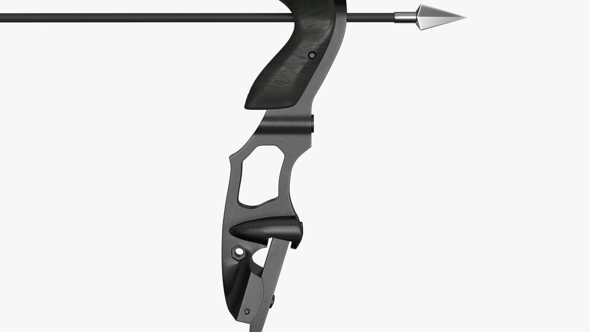 Recurve Bow Low-poly 3D model_15