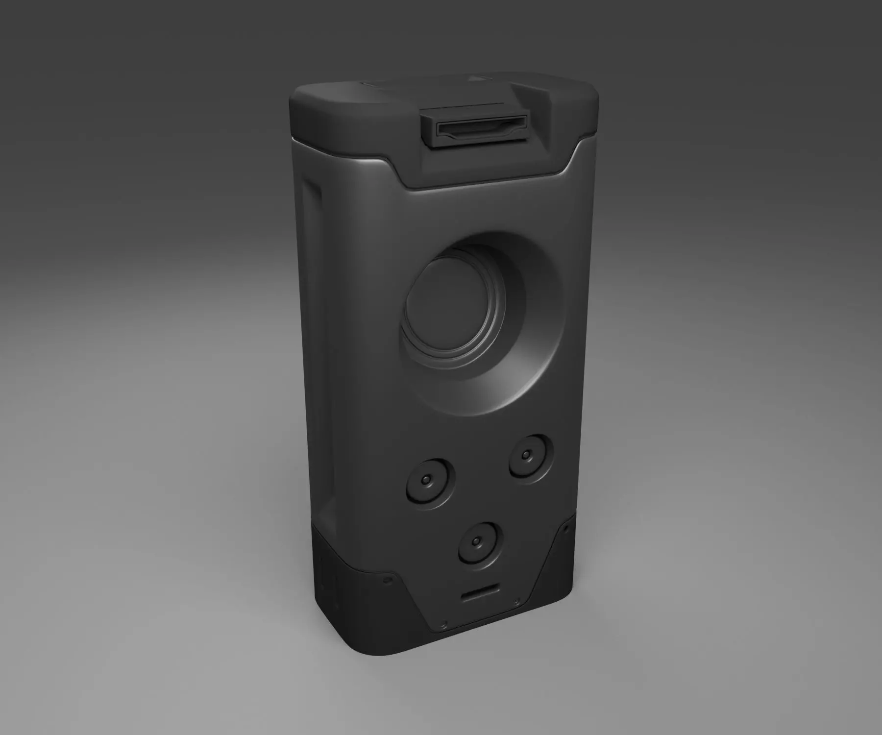 Speaker Low-poly 3D model_0