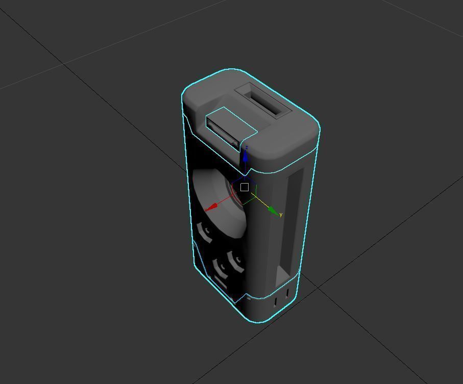 Speaker Low-poly 3D model_4