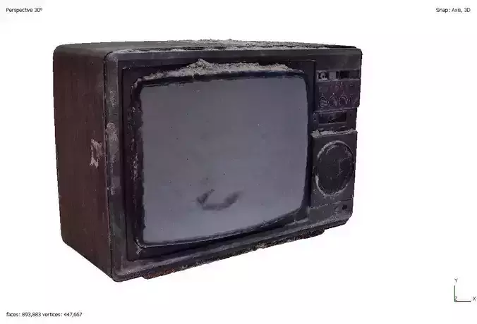 Broken soviet TV