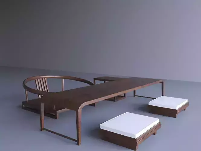 Tea table chairs Japanese