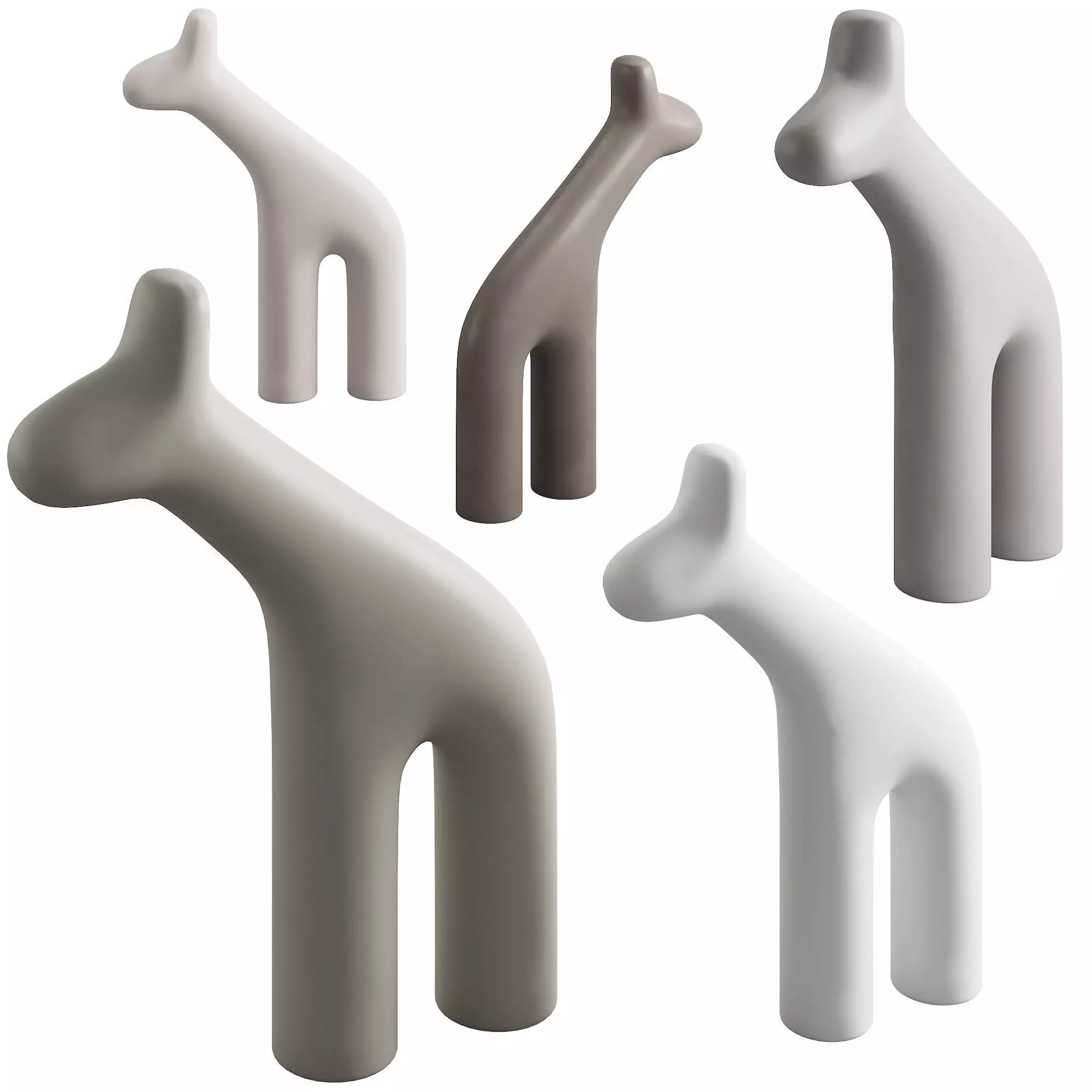 099 Plust RAFFA Polyethylene sculptures 3D model_0