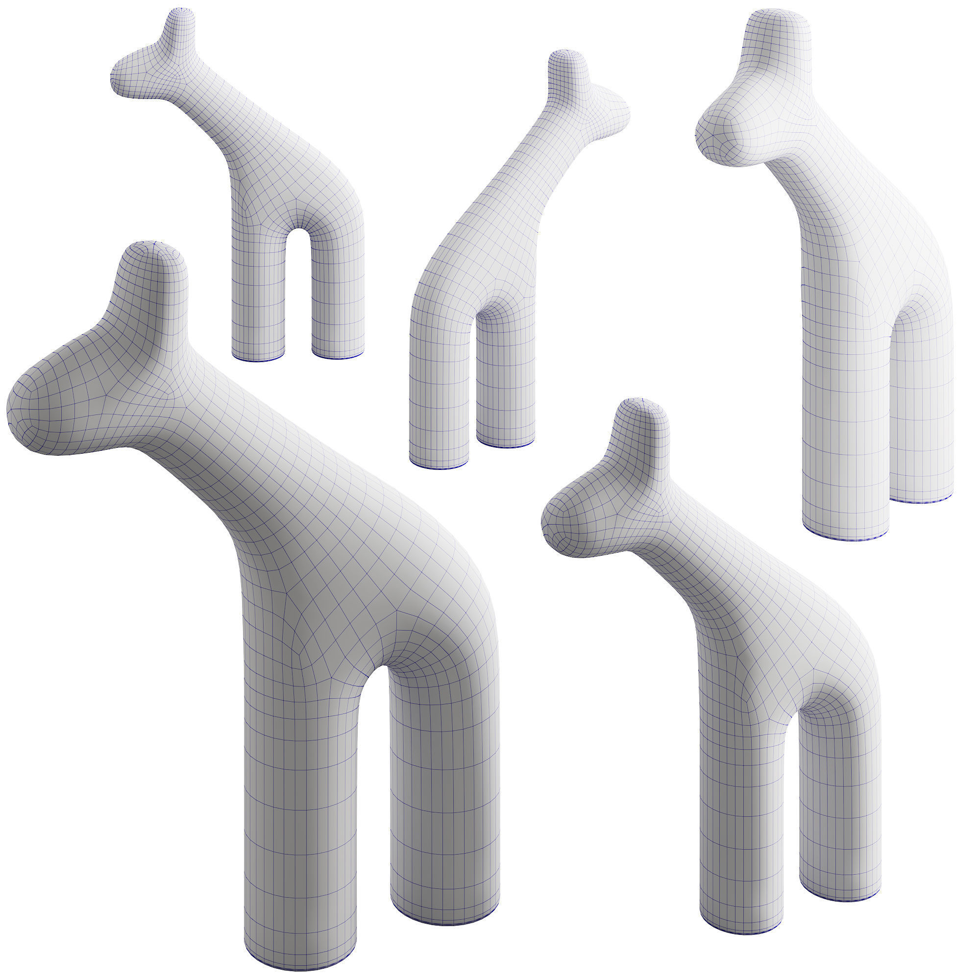 099 Plust RAFFA Polyethylene sculptures 3D model_2