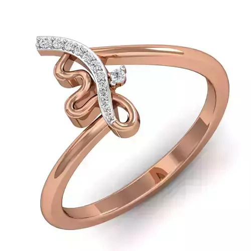 Women Ring Earrings Pendant set 3dm stl 3mf glb render details