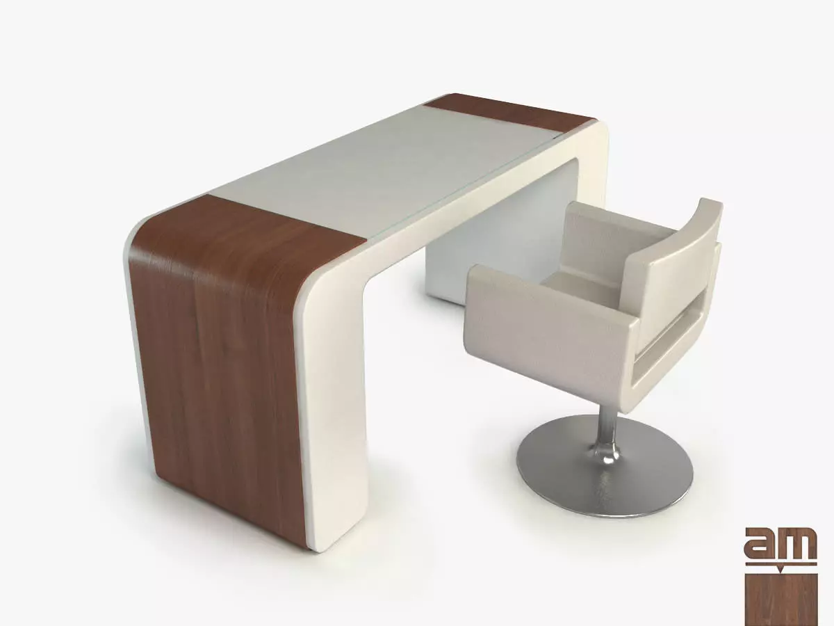 Amazonian Desk 3D model