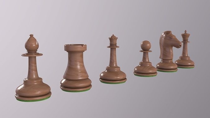 Chess Figures 3D model