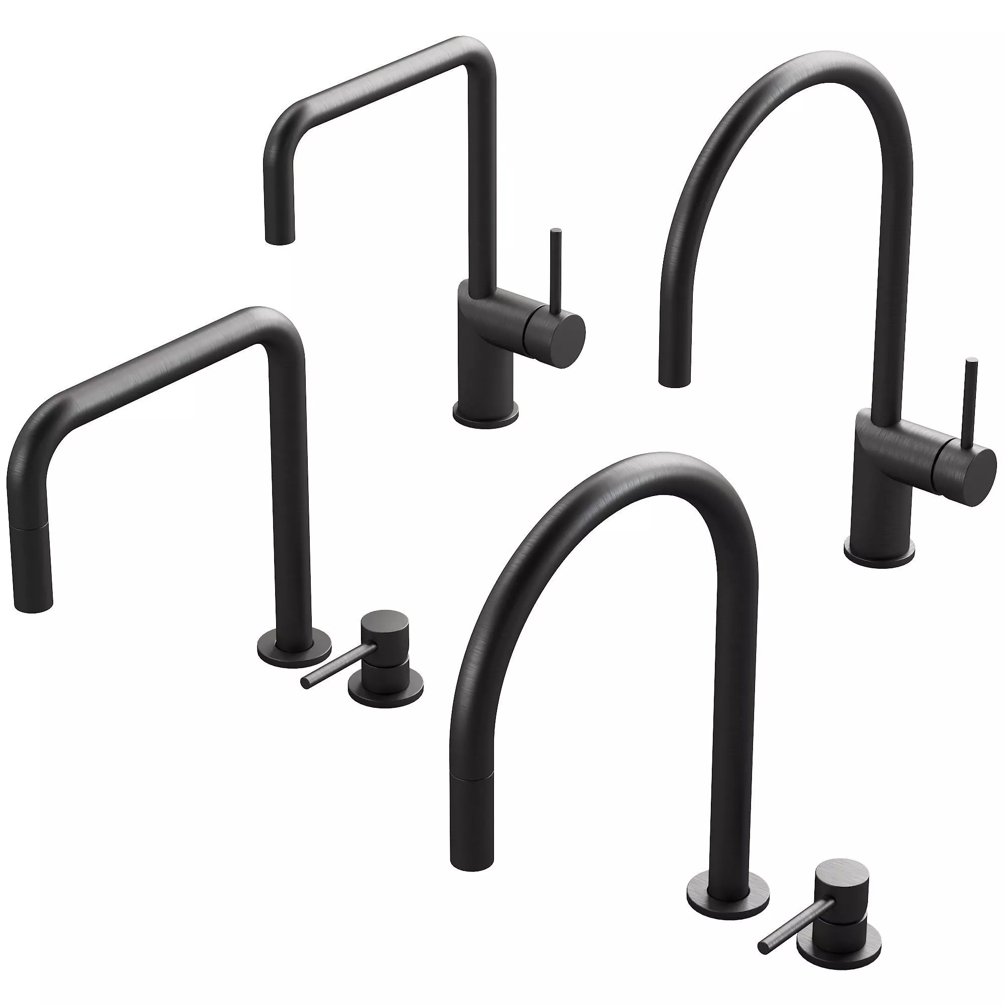 100 Rhythm kitchen faucets by nivito 00 3D model