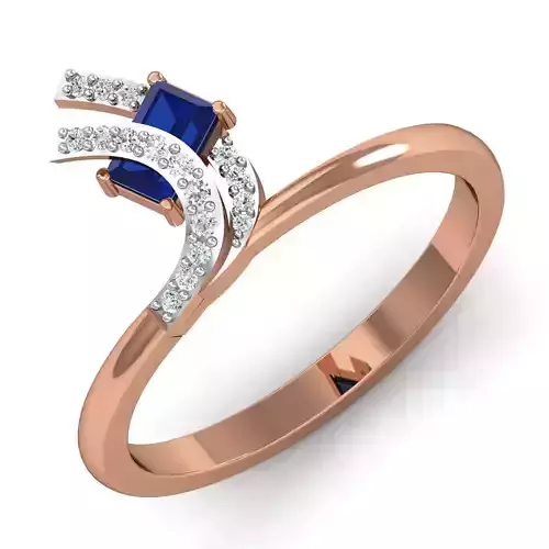 Women Ring Earrings Pendant set 3dm stl 3mf glb render details