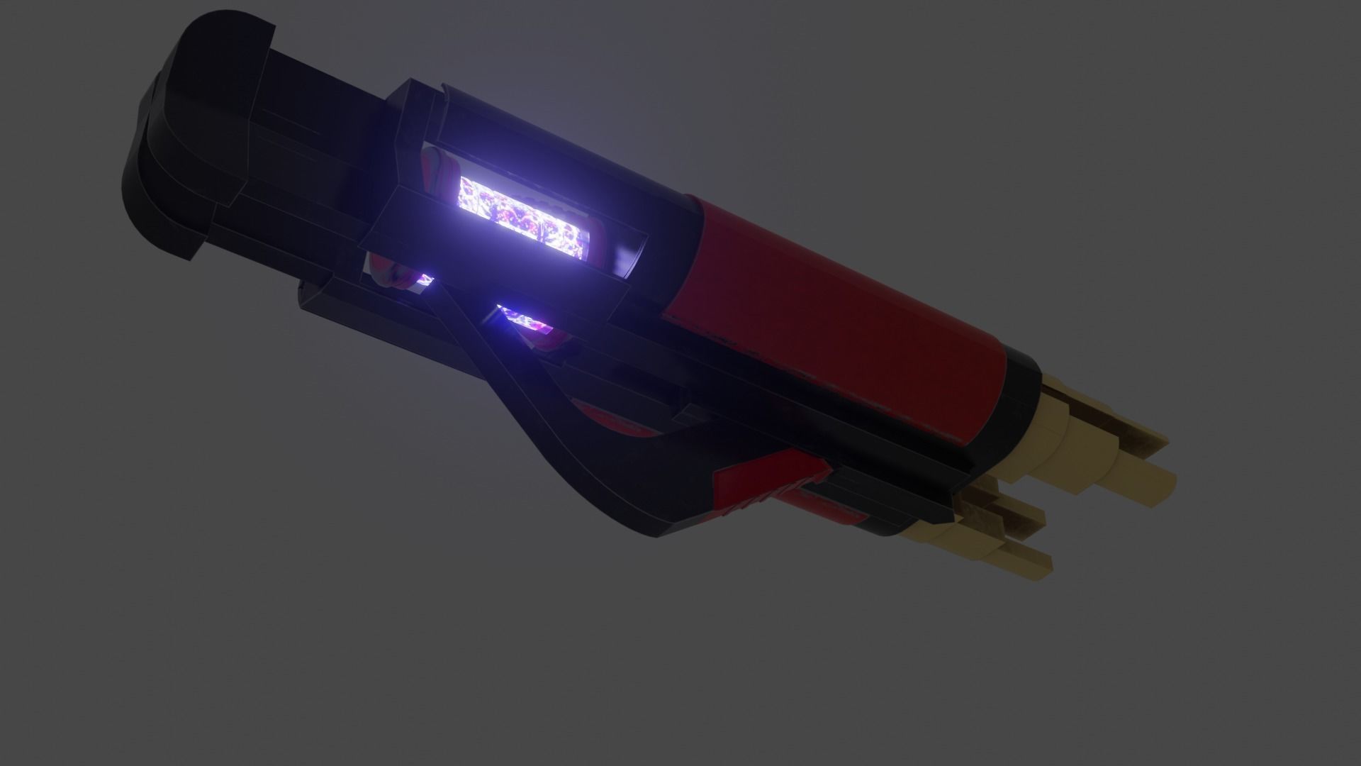 Energy Gun Free low-poly 3D model_5