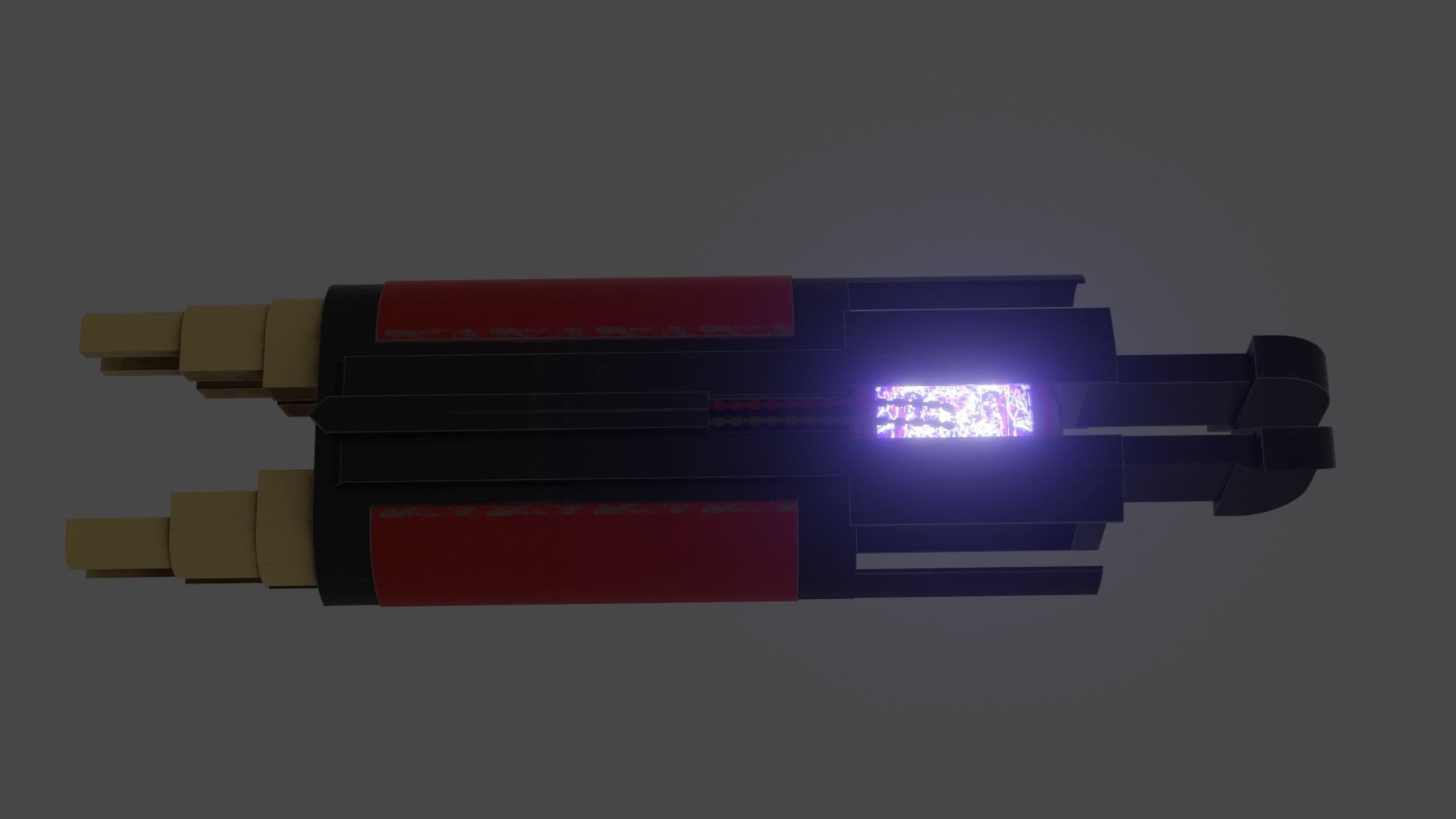Energy Gun Free low-poly 3D model_2