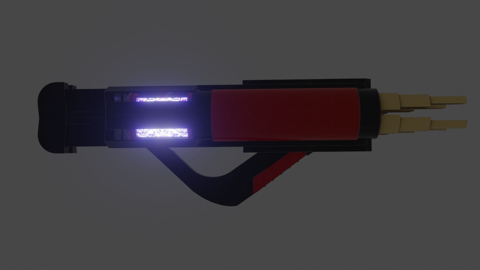 Energy Gun Free low-poly 3D model_3