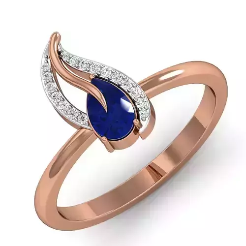 Women Ring Earrings Pendant set 3dm stl 3mf glb render details