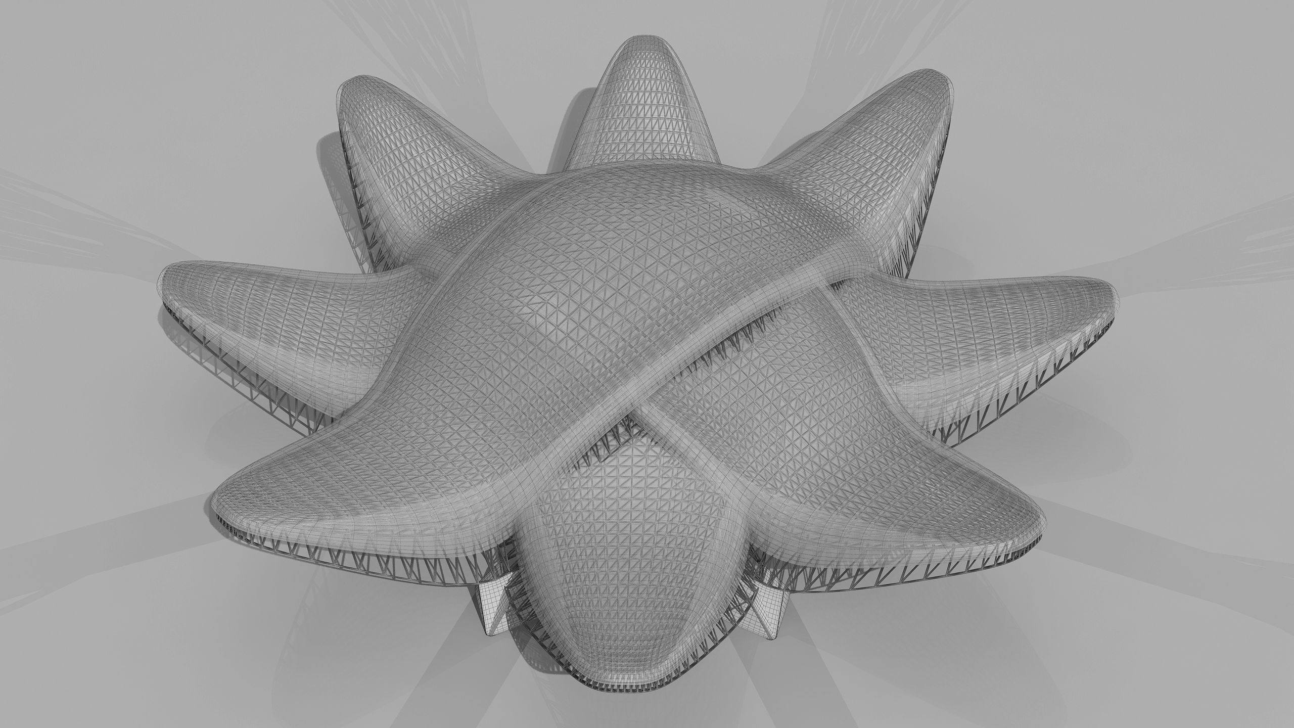 0163 - Parametric Shade Structure 3D model_8