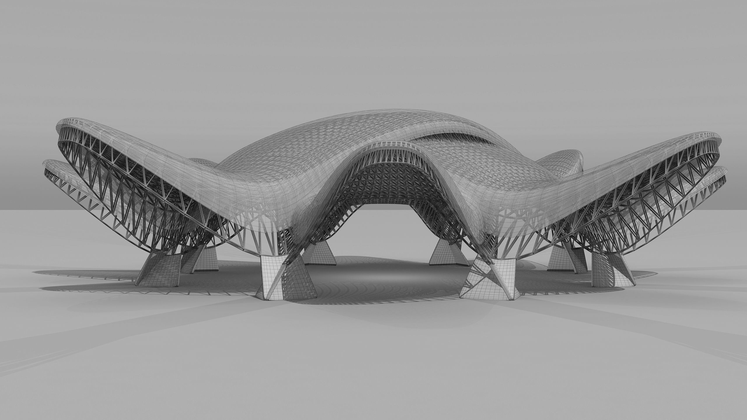 0163 - Parametric Shade Structure 3D model_14