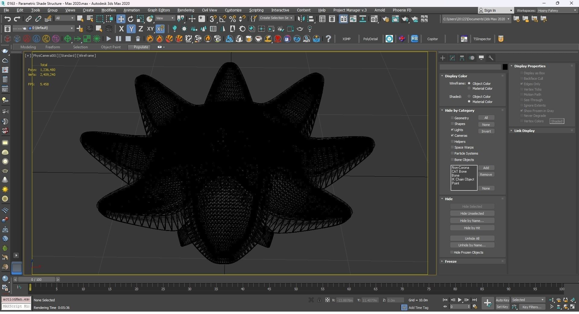 0163 - Parametric Shade Structure 3D model_19