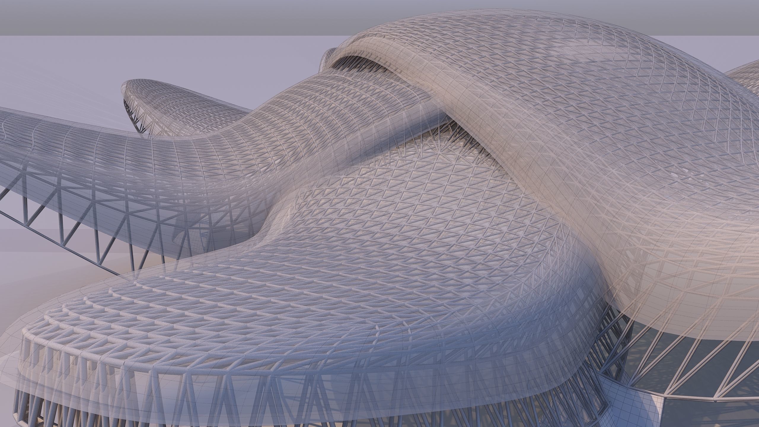0163 - Parametric Shade Structure 3D model_13