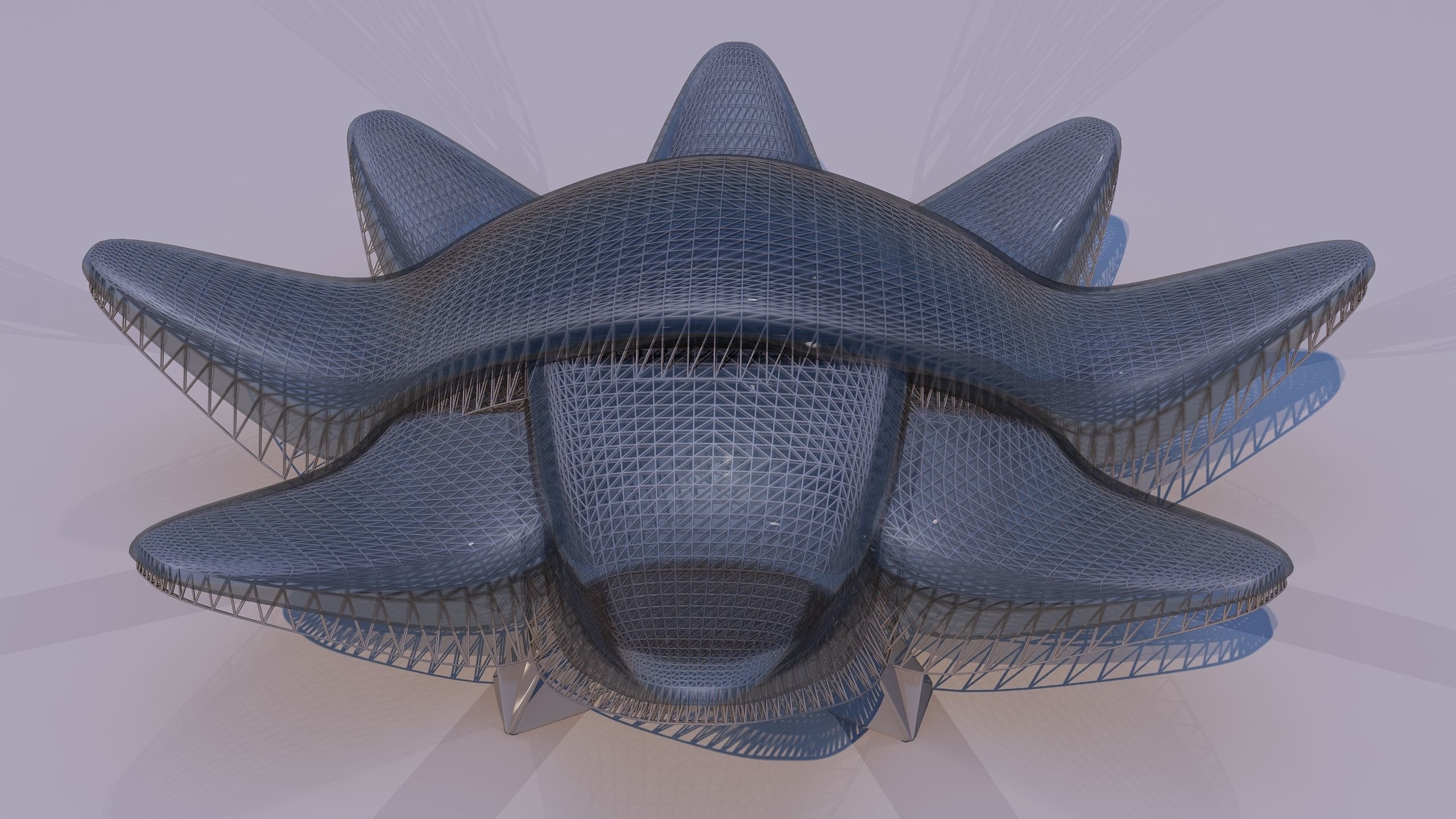 0163 - Parametric Shade Structure 3D model_2