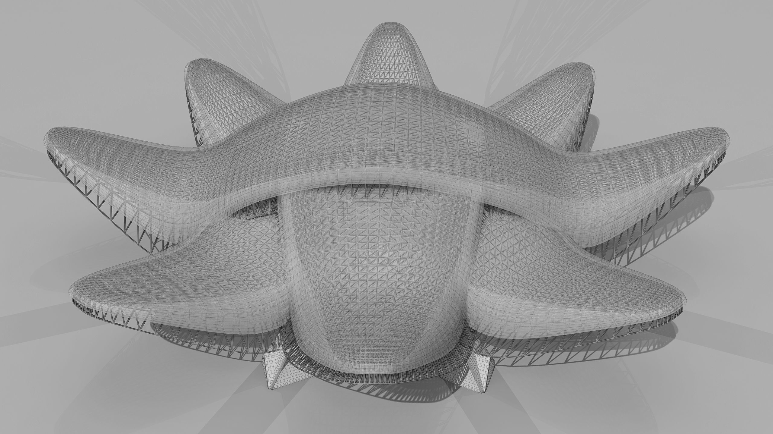 0163 - Parametric Shade Structure 3D model_10