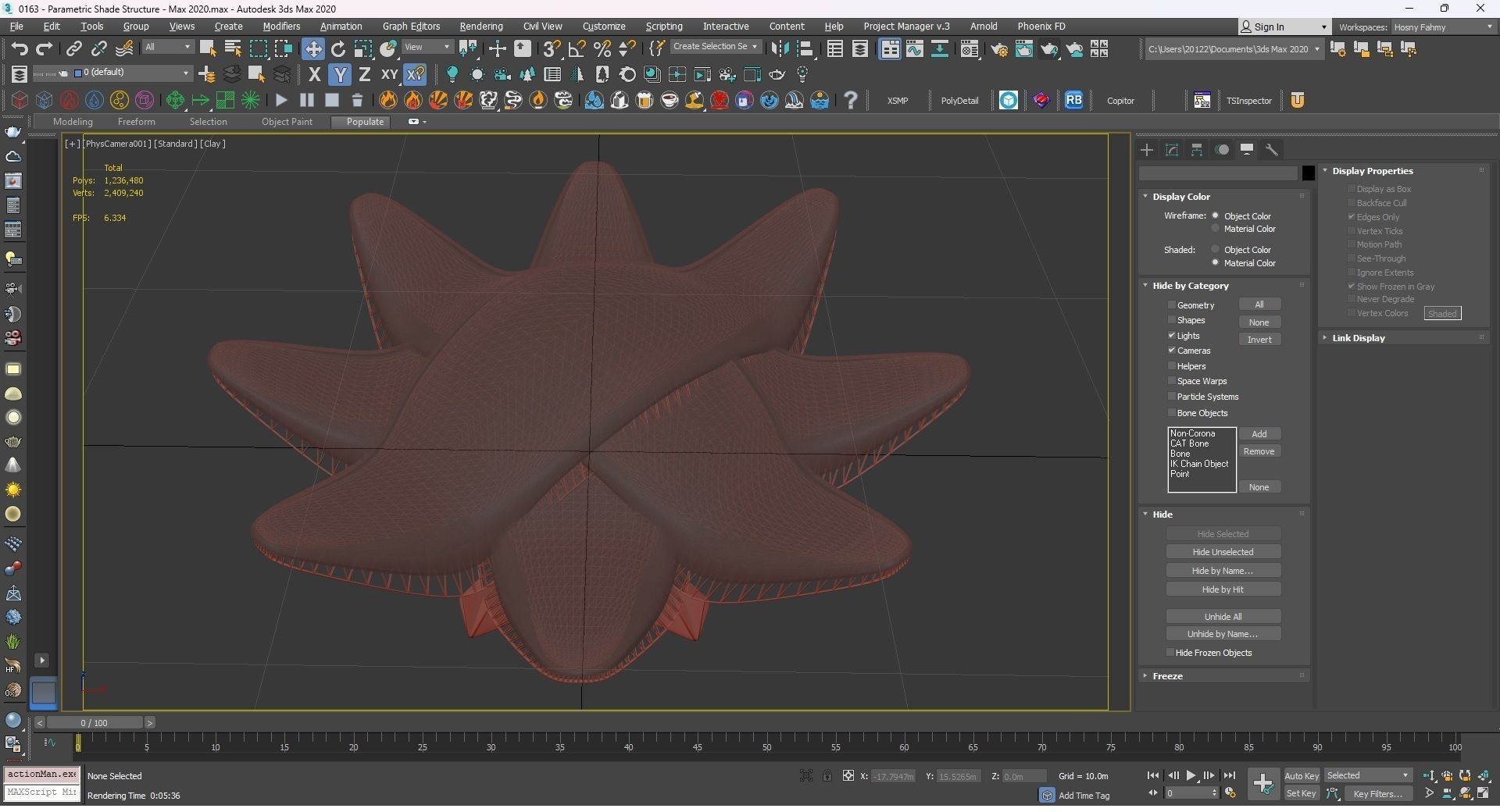 0163 - Parametric Shade Structure 3D model_17