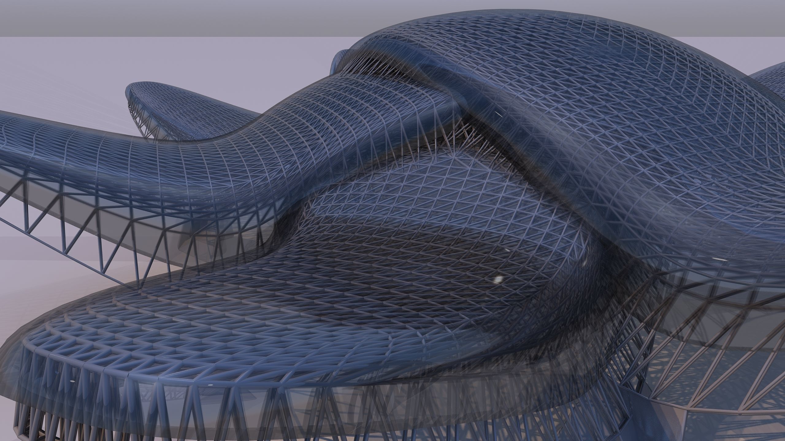 0163 - Parametric Shade Structure 3D model_6