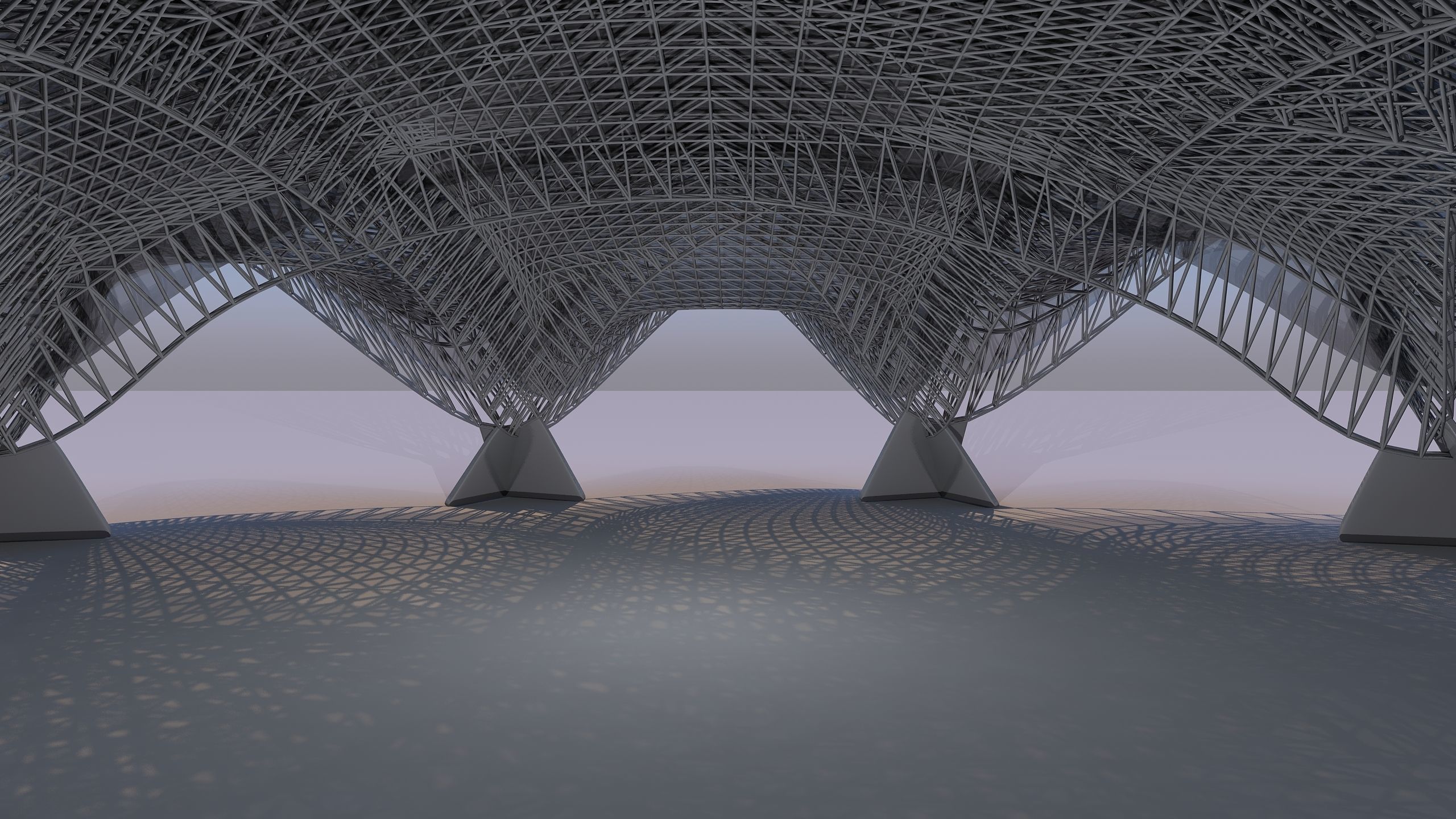 0163 - Parametric Shade Structure 3D model_5