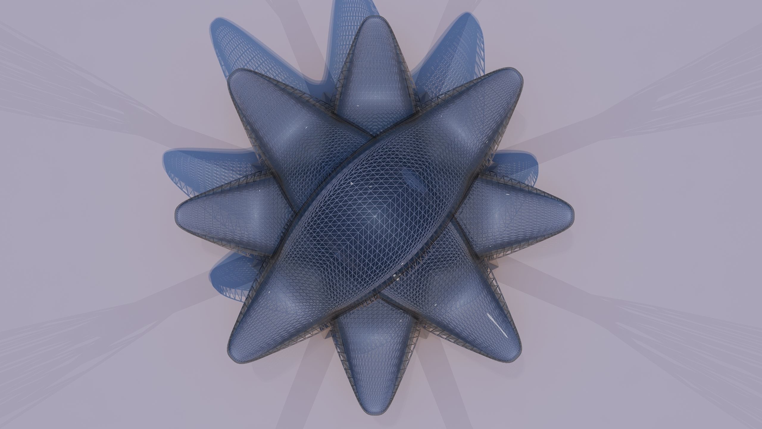 0163 - Parametric Shade Structure 3D model_1