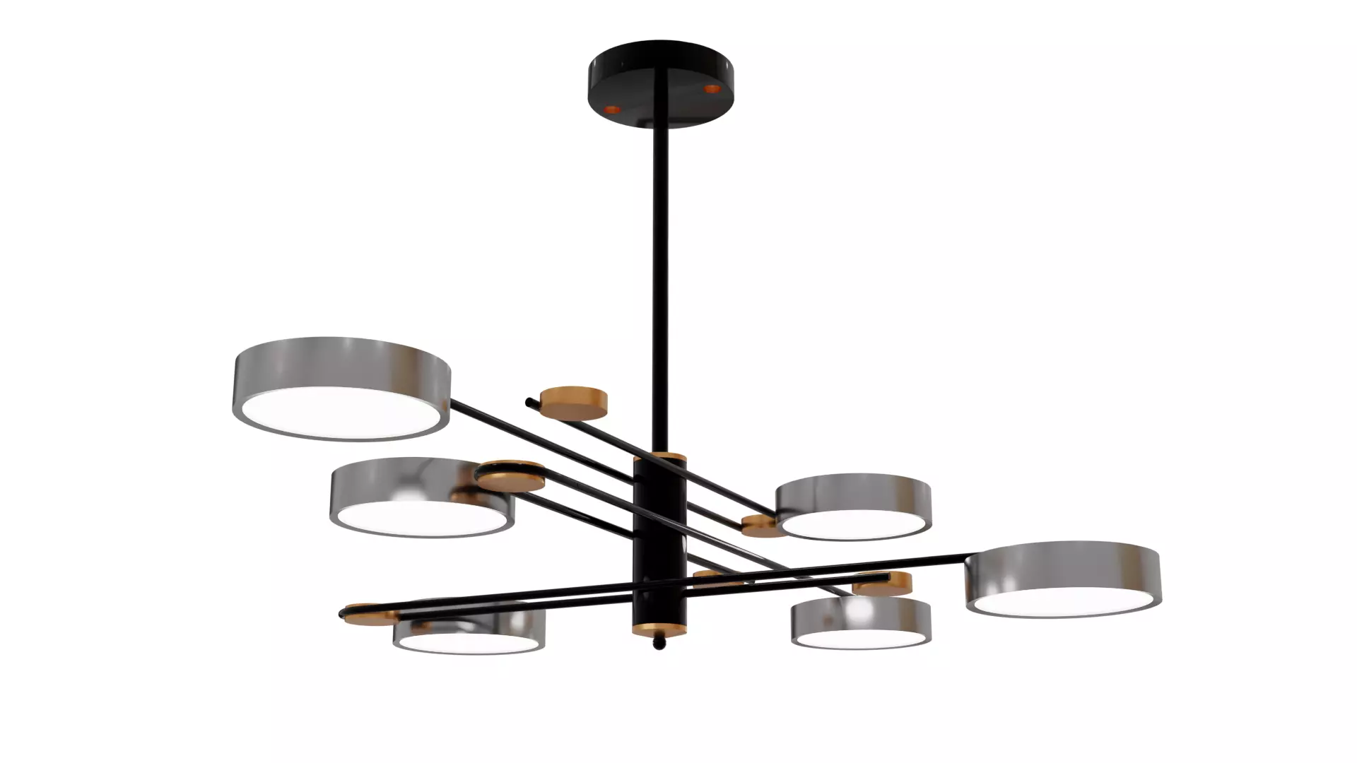 Artistic Chandelier 3D model_0