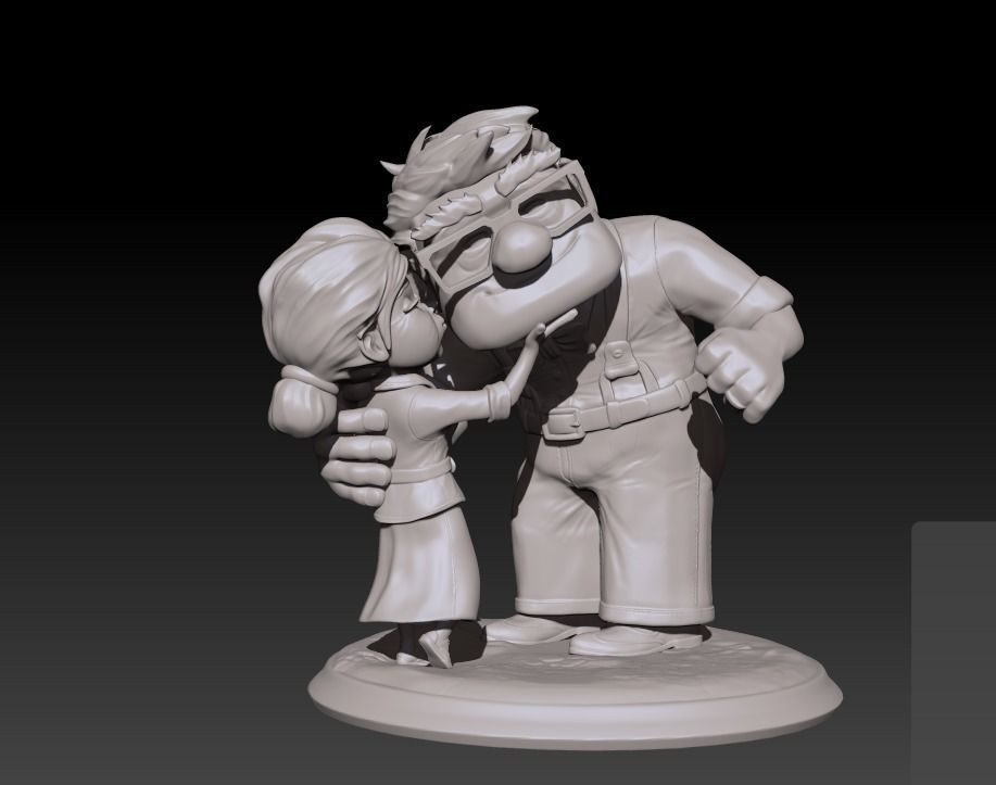 Carl and Ellie 3D print model 3D print model_12