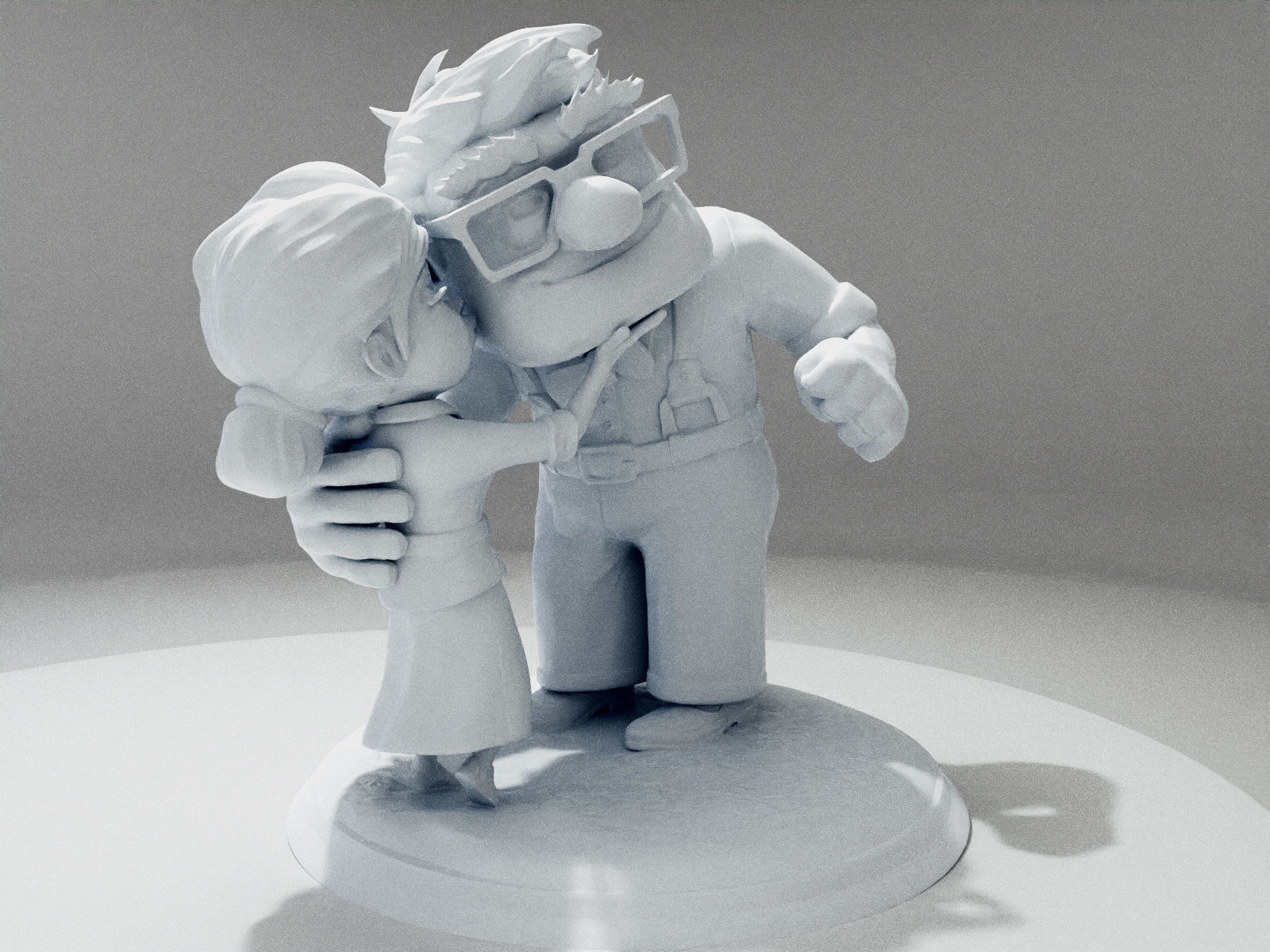 Carl and Ellie 3D print model 3D print model_11