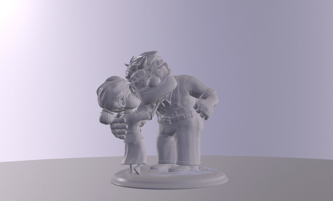 Carl and Ellie 3D print model 3D print model_4