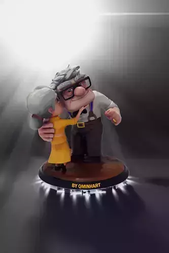 Carl and Ellie 3D print model 3D print model
